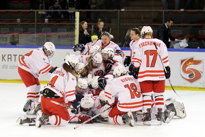 Ice Hockey. Women's World Championship. Kazakhstan - Poland. 09.04.2017