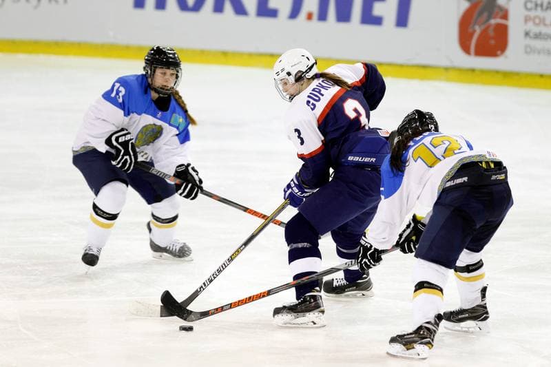 Ice Hockey. Women's World Championship. Kazakhstan - Slovakia. 12.04.2017