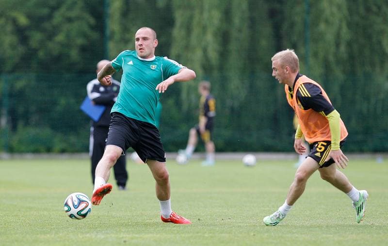 Football. GKS Katowice. Training. 28.05.2015