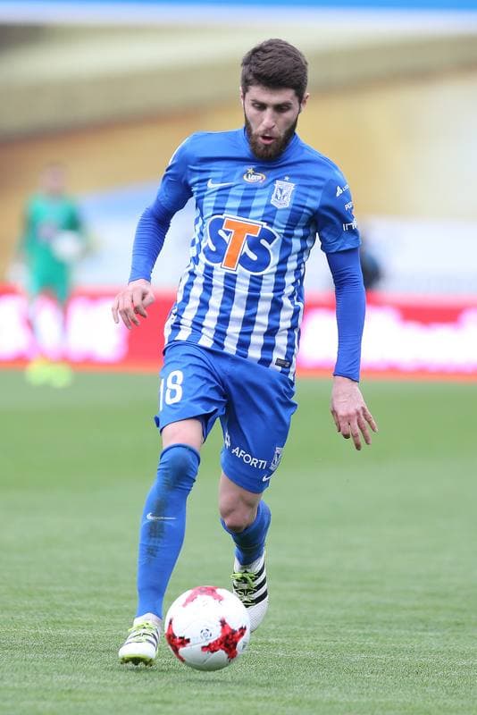 Football. Lotto Ekstraklasa. Bruk-Bet Termalica Nieciecza - Lech Poznan. 07.05.2017