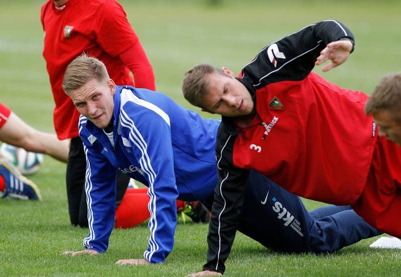 Football. Zaglebie Sosnowiec. Training. 25.06.2015