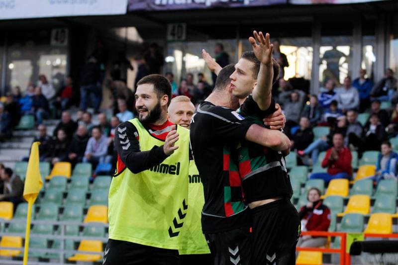 Football. Nice I Liga. Podbeskidzie Bielsko-Biala - GKS Tychy. 13.05.2017