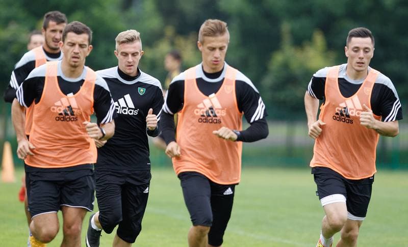 Football. GKS Katowice. Training. 16.07.2015