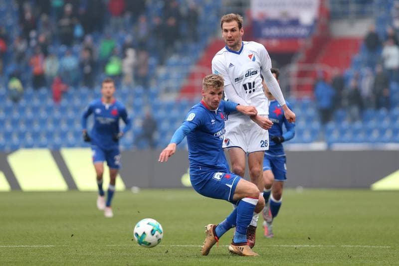 Football. Sparing. Banik Ostrava - Slavia Prague. 10.02.2018