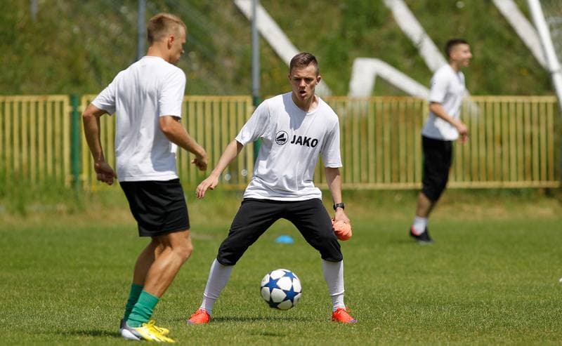 Football. Rozwoj Katowice. Training. 29.06.2015