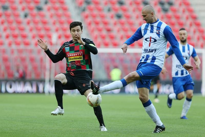 Football. Nice I Liga. GKS Tychy - Wisla Pulawy. 25.05.2017