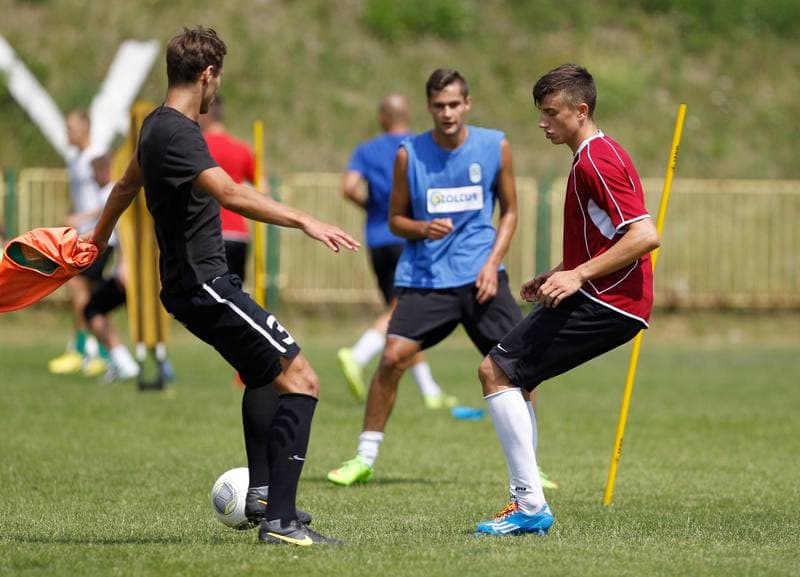 Football. Rozwoj Katowice. Training. 29.06.2015