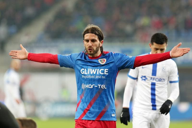 Football. Lotto Ekstraklasa. Piast Gliwice - Lech Poznan. 03.12.2017
