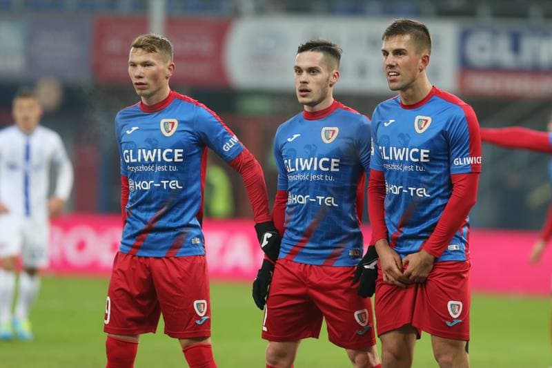 Football. Lotto Ekstraklasa. Piast Gliwice - Lech Poznan. 03.12.2017