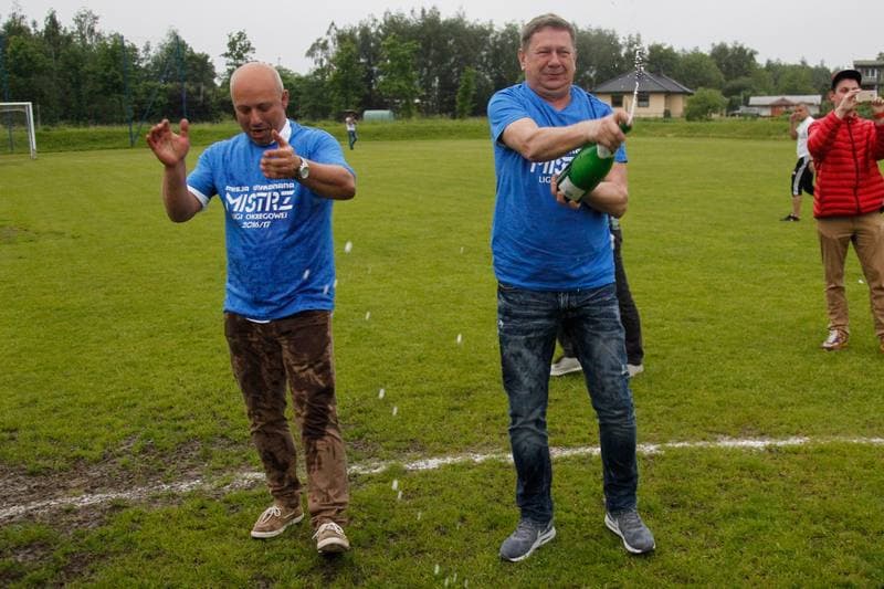 Football. Liga Okregowa. LKS Goczalkowice Zdroj - Grunwald Ruda Slaska. 30.05.2017