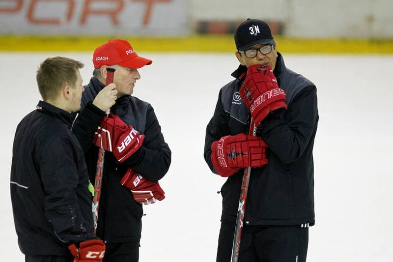 Ice Hockey. Poland national team. Training. 13.02.2018