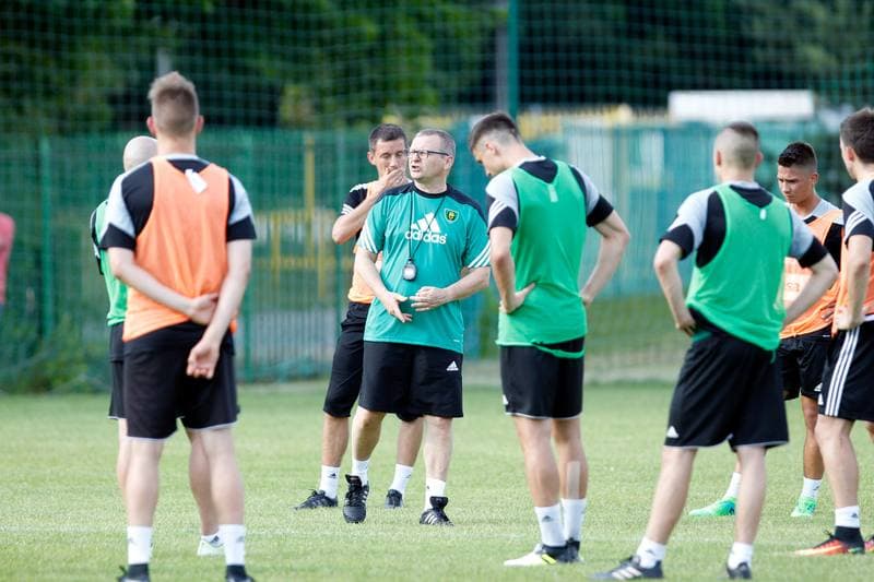Football. GKS Katowice. Training. 20.06.2017