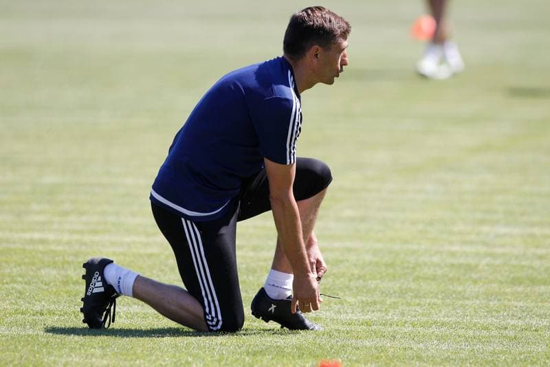 Football. Gornik Zabrze. Training. 21.06.2017