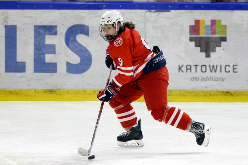 Ice Hockey. Women's U18 Olympic Hopes Tournament. Poland - Czech Republic. 15.12.2017