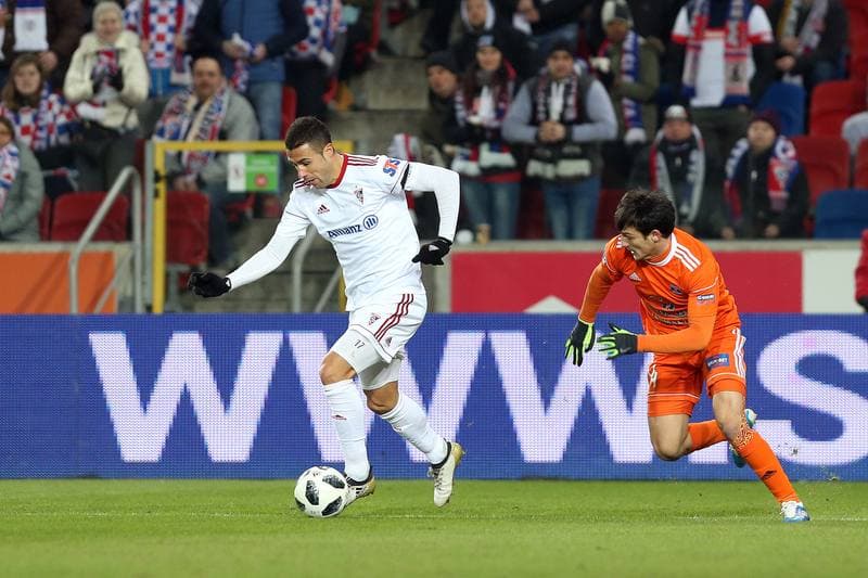 Football. Lotto Ekstraklasa. Gornik Zabrze - Bruk-Bet Termalica Nieciecza. 19.02.2018