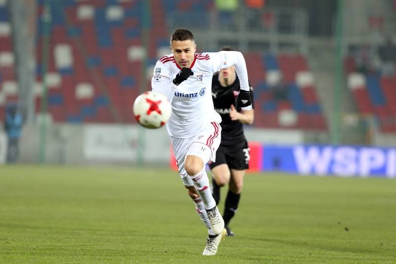 Football. Lotto Ekstraklasa. Gornik Zabrze - Cracovia Krakow. 18.12.2017