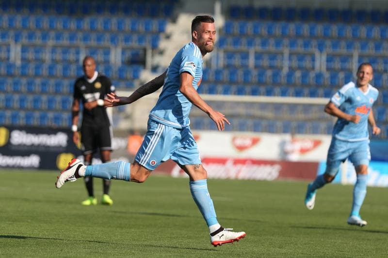 Football. Czech-Slovak Supercup. Fastav Zlin - Slovan Bratislava. 23.06.2017