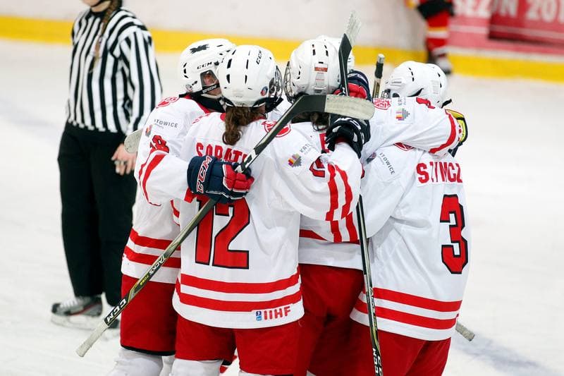 Ice Hockey. Women's U18 World Championship Division 1B. Poland - China. 06.01.2018