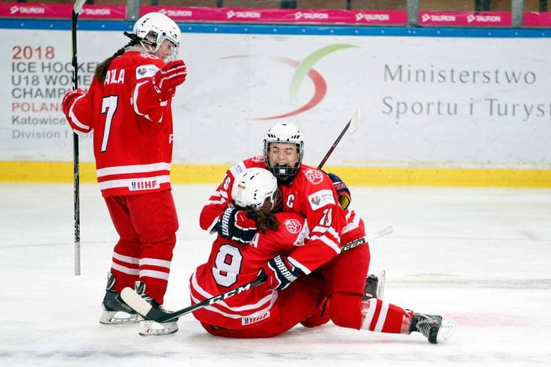 Ice Hockey. Women's U18 World Championship Division 1B. Poland - Australia. 07.01.2018
