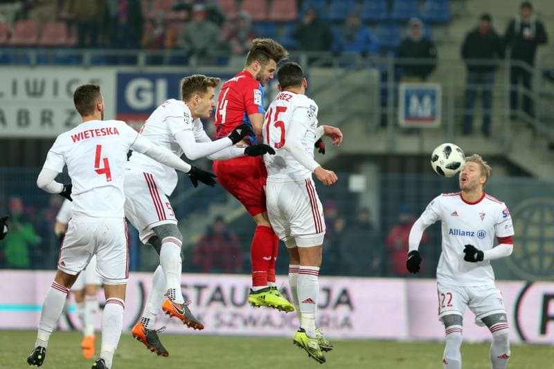 Football. Lotto Ekstraklasa. Piast Gliwice - Gornik Zabrze. 03.03.2018