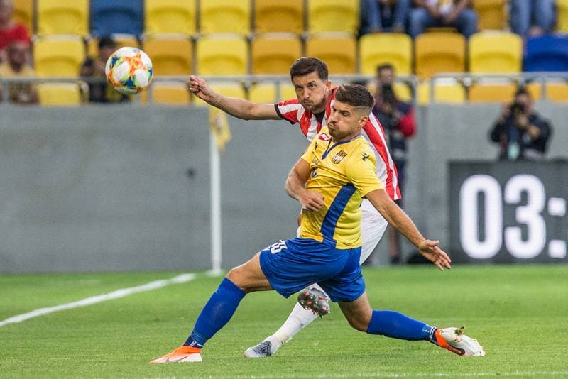Football. UEFA Europa League. DAC 1904 Dunajska Streda - Cracovia Krakow. 11.07.2019