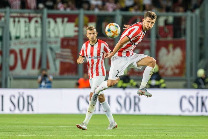 Football. UEFA Europa League. DAC 1904 Dunajska Streda - Cracovia Krakow. 11.07.2019