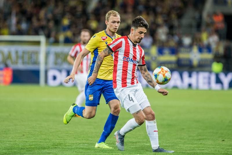 Football. UEFA Europa League. DAC 1904 Dunajska Streda - Cracovia Krakow. 11.07.2019