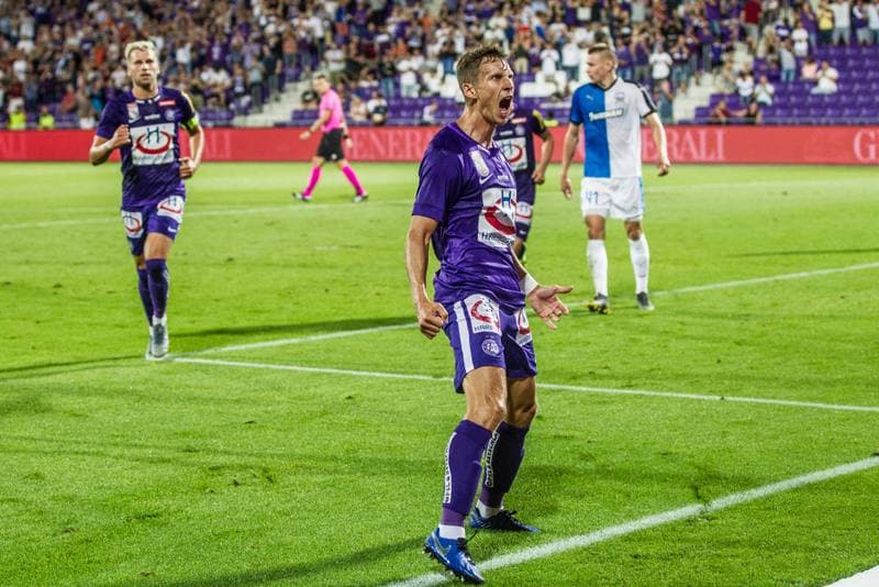 Football. UEFA Europa League. Austria Wien - Apollon Limassol. 08.08.2019