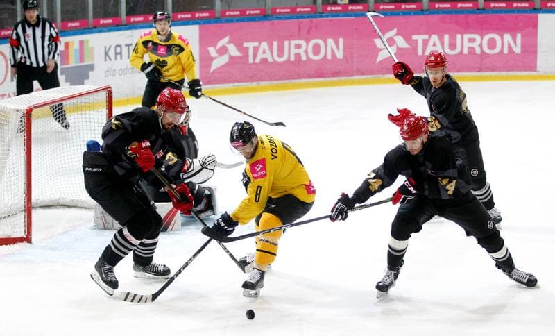 Ice Hockey. Polska Hokej Liga. Tauron KH GKS Katowice - Comarch Cracovia. 12.03.2018