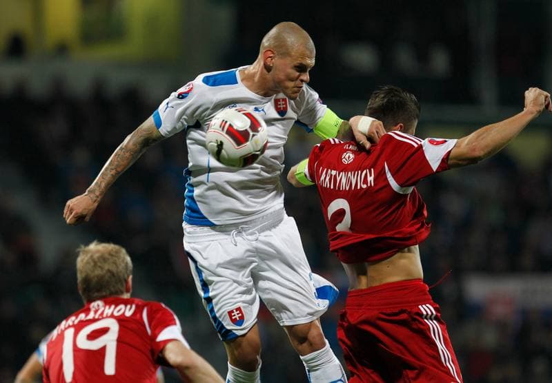 Football. UEFA Euro Qualifiers. Slovakia - Belarus. 09.10.2015