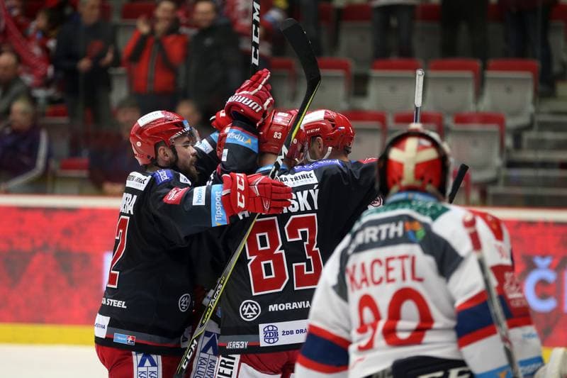 Ice Hockey. TipSport Extraliga. Ocelari Trinec - Dynamo Pardubice. 14.03.2018