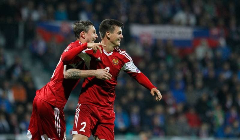 Football. UEFA Euro Qualifiers. Slovakia - Belarus. 09.10.2015