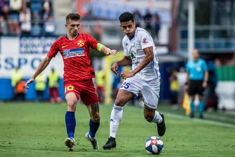 Football. UEFA Europa League. FK Mlada Boleslav - FCSB. 15.08.2019