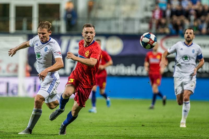 Football. UEFA Europa League. FK Mlada Boleslav - FCSB. 15.08.2019
