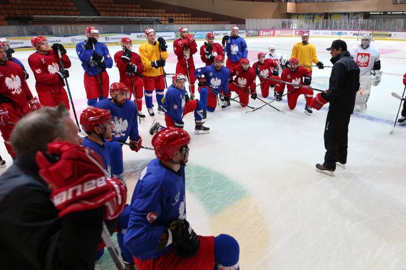 Ice Hockey. Poland national team. Training. 27.09.2017