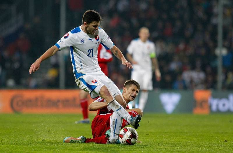 Football. UEFA Euro Qualifiers. Slovakia - Belarus. 09.10.2015
