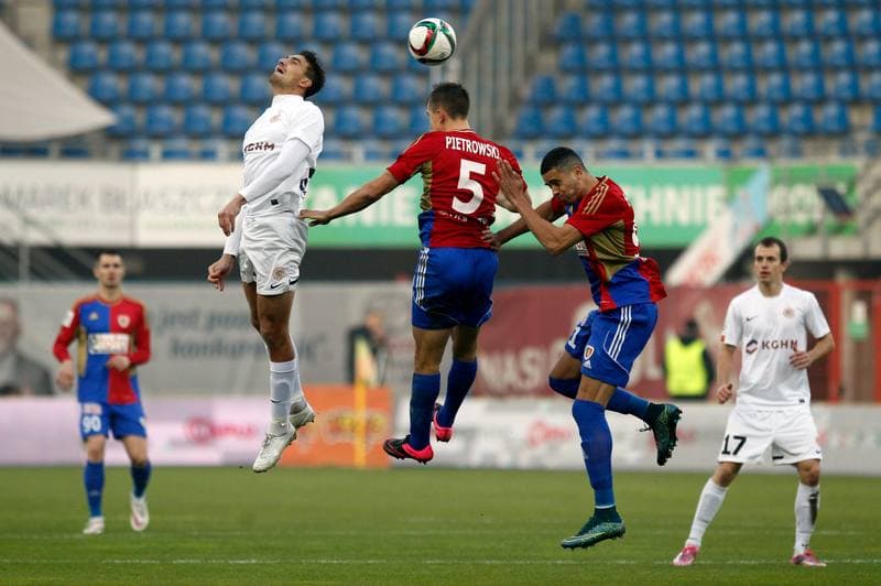 Football. PKO BP Ekstraklasa. Piast Gliwice - Zaglebie Lubin. 31.10.2015