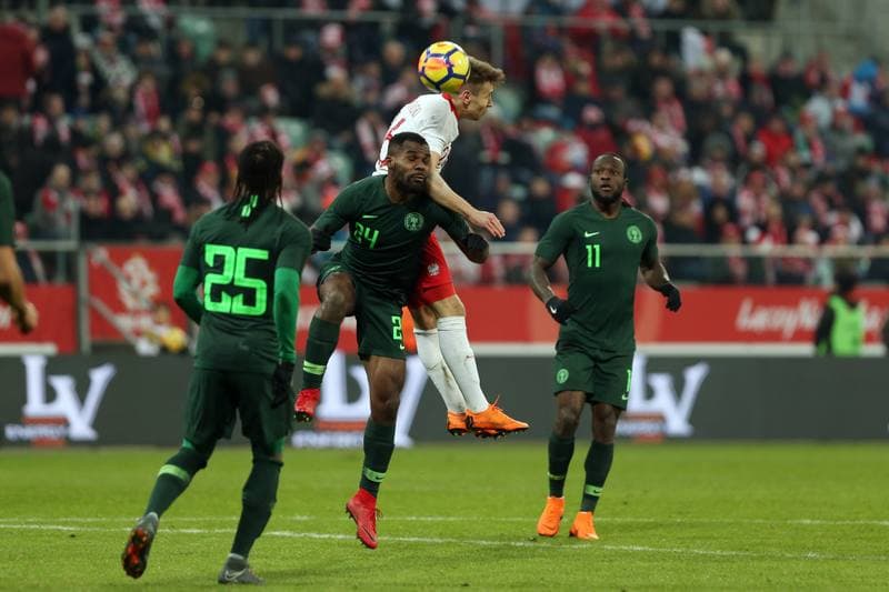 Football. International Friendly. Poland - Nigeria. 23.03.2018