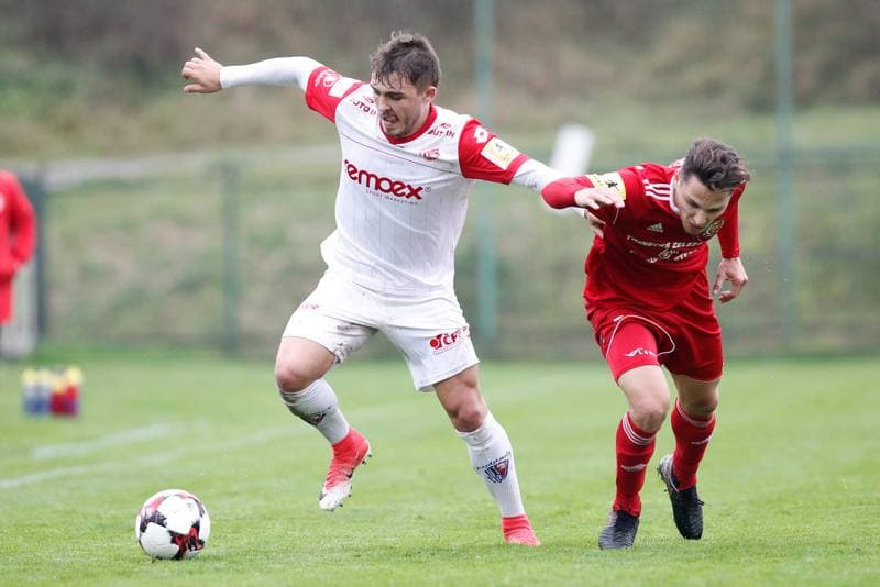 Football. Fortuna Narodni Liga. Fotbal Trinec - FK Pardubice. 21.10.2017