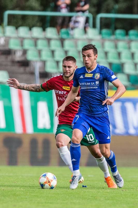 Football. Fortuna I Liga. Zaglebie Sosnowiec - Miedz Legnica. 17.08.2019