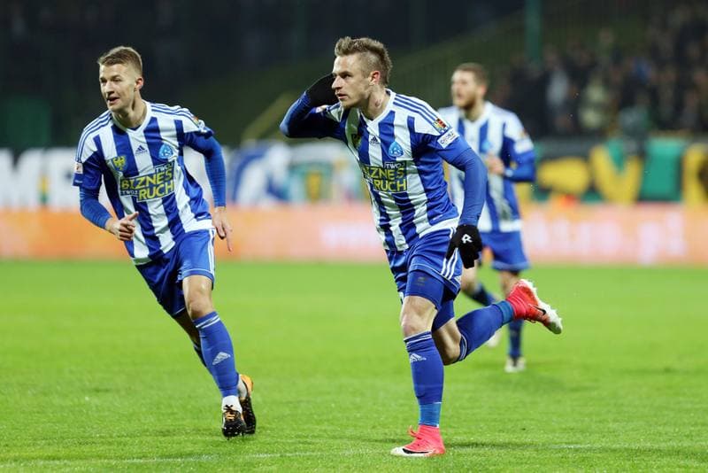 Football. Nice I Liga. GKS Katowice - Ruch Chorzow. 22.10.2017
