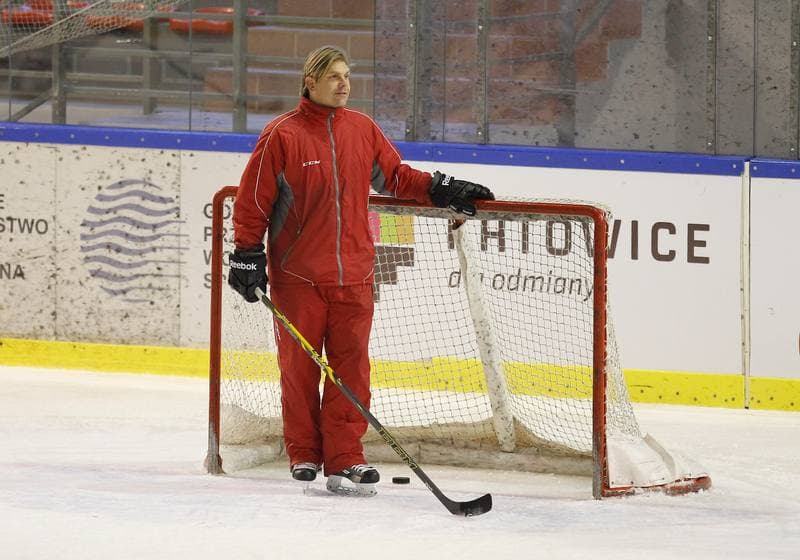 Ice Hockey. Poland national team. Training. 04.11.2015