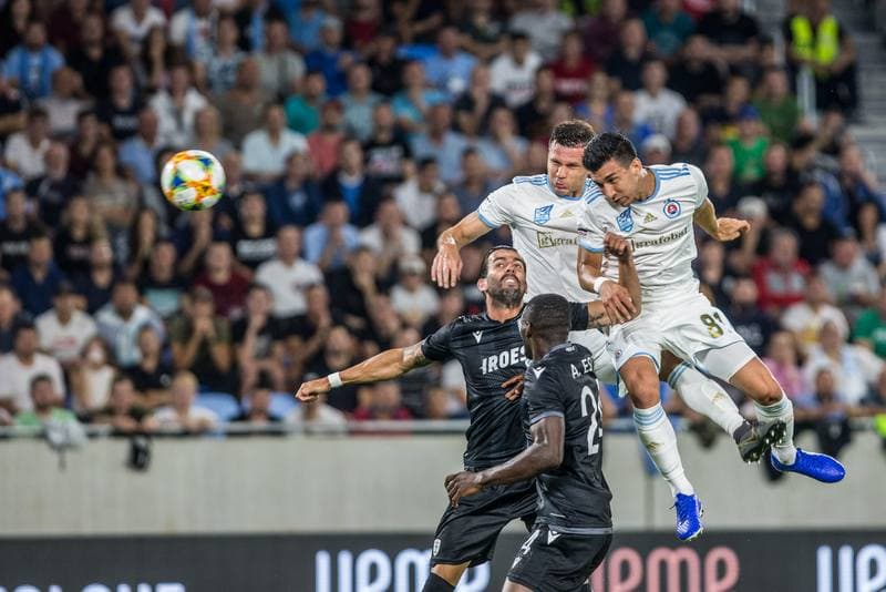 Football. UEFA Europa League. Slovan Bratislava - PAOK FC. 22.08.2019