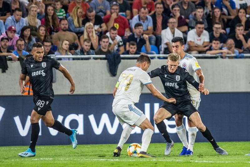 Football. UEFA Europa League. Slovan Bratislava - PAOK FC. 22.08.2019