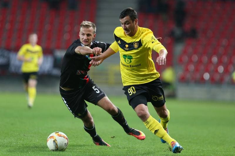 Football. Nice I Liga. GKS Tychy - GKS Katowice. 28.10.2017