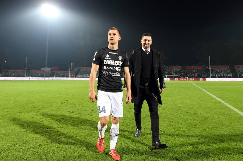 Football. Nice I Liga. Zaglebie Sosnowiec - Ruch Chorzow. 03.11.2017