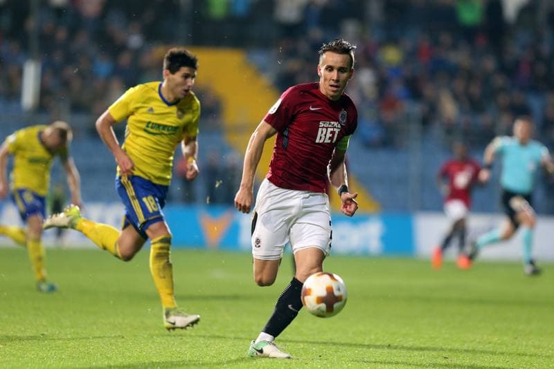Football. Het Liga. Fastav Zlin - Sparta Prague. 05.11.2017