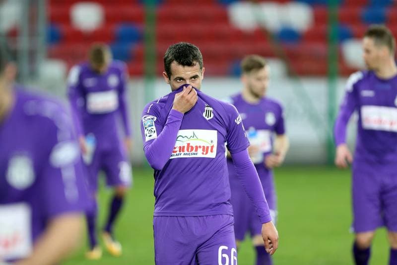 Football. Lotto Ekstraklasa. Gornik Zabrze - Sandecja Nowy Sacz. 31.03.2018