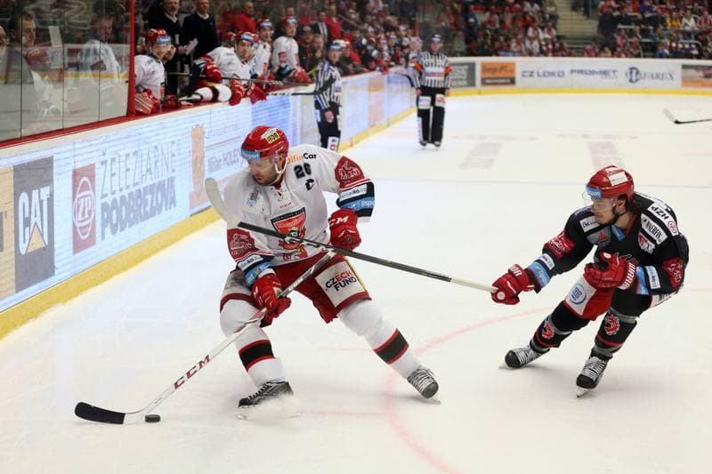 Ice Hockey. TipSport Extraliga. Ocelari Trinec - Mountfield Hradec Kralove. 03.04.2018