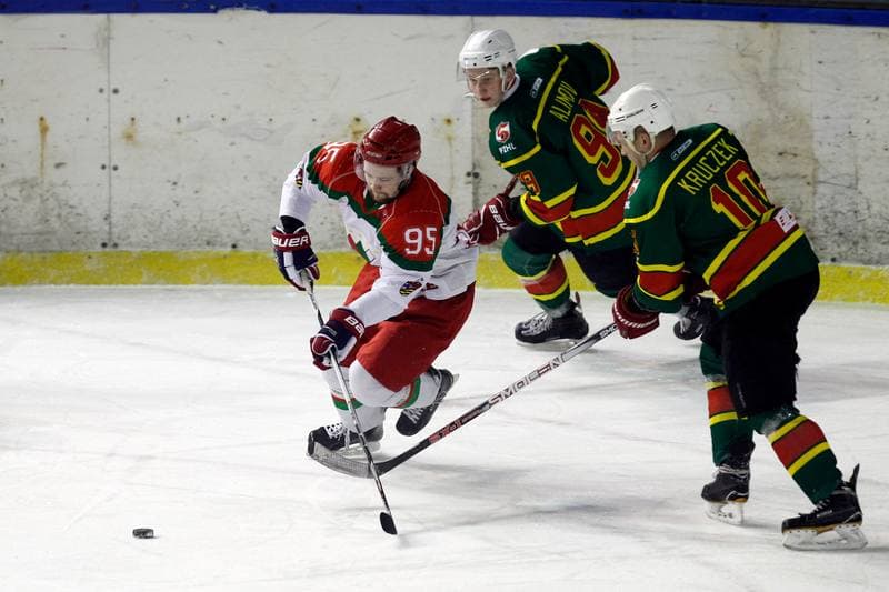 Ice Hockey. I Liga. Zaglebie Sosnowiec - Academy 1928 KTH Krynica. 10.02.2018